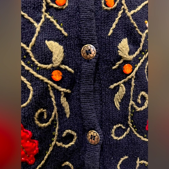 VINTAGE BOBBIE BROOKS EMBROIDERED VEST - Picture 5 of 7